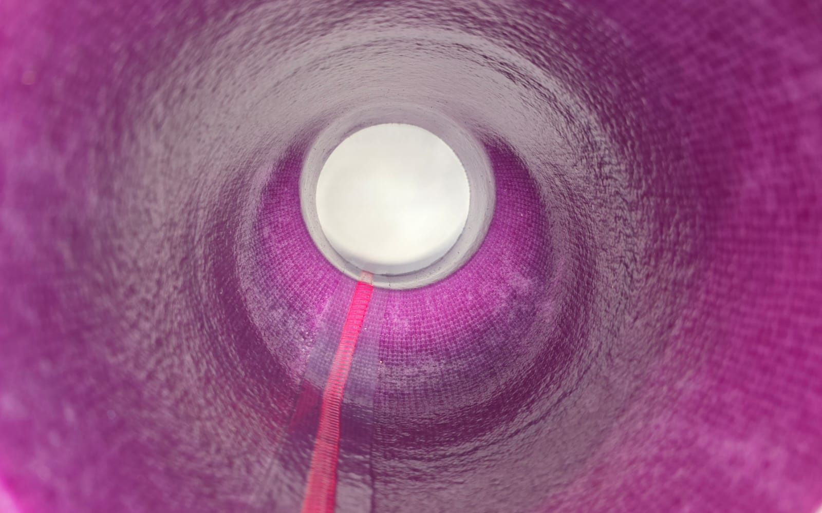 Inside a freshly cured CIPP liner — the new pipe within the old one