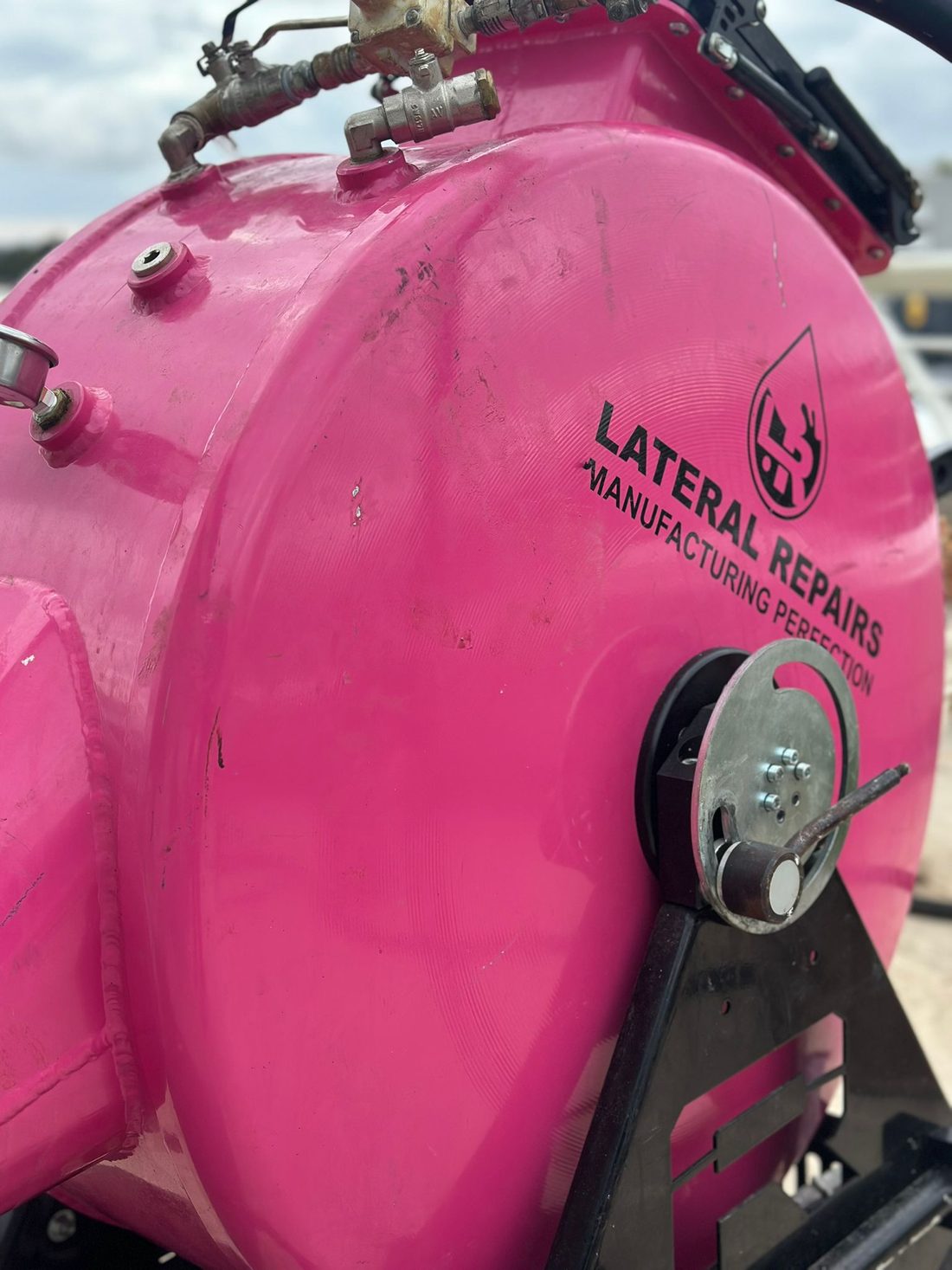 Lateral Repairs branded inversion drum